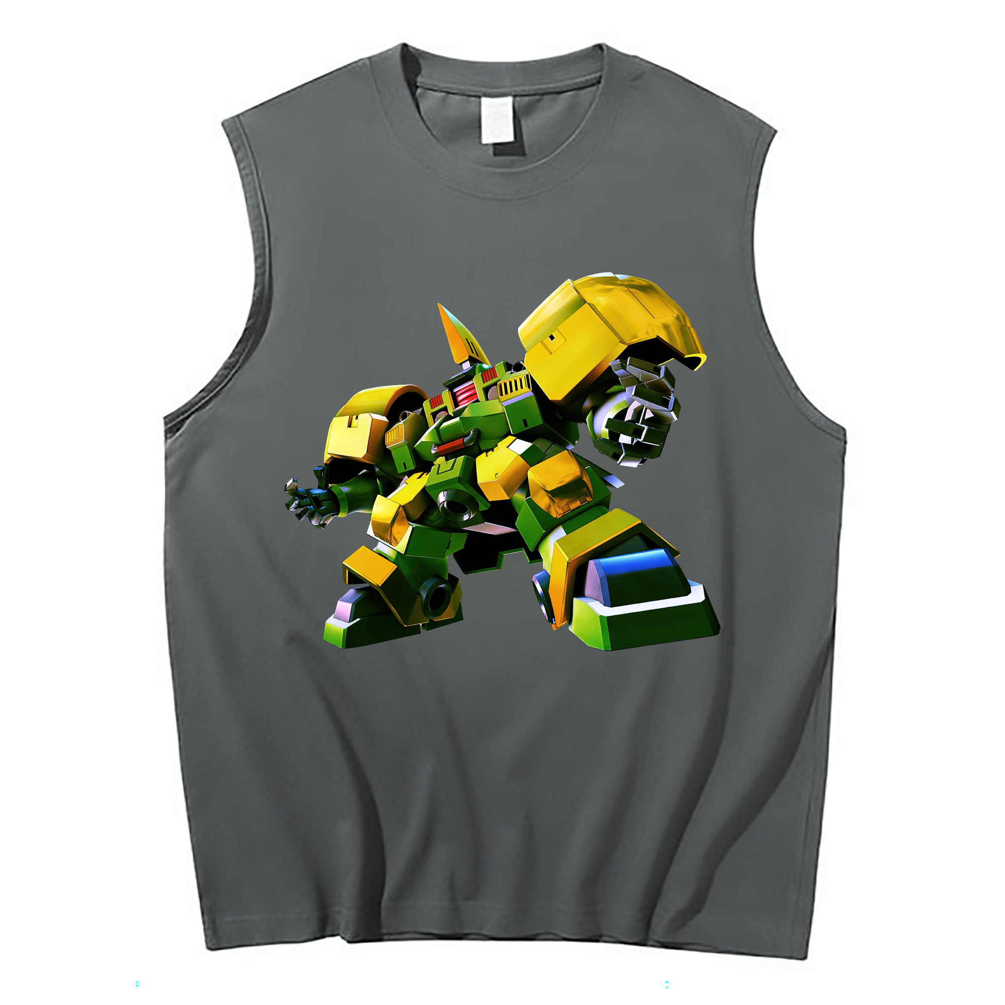（画像用） 機動戦士ガンダム Mobile Suit Gundam コットン100％タンクトップ（フロントプリント）